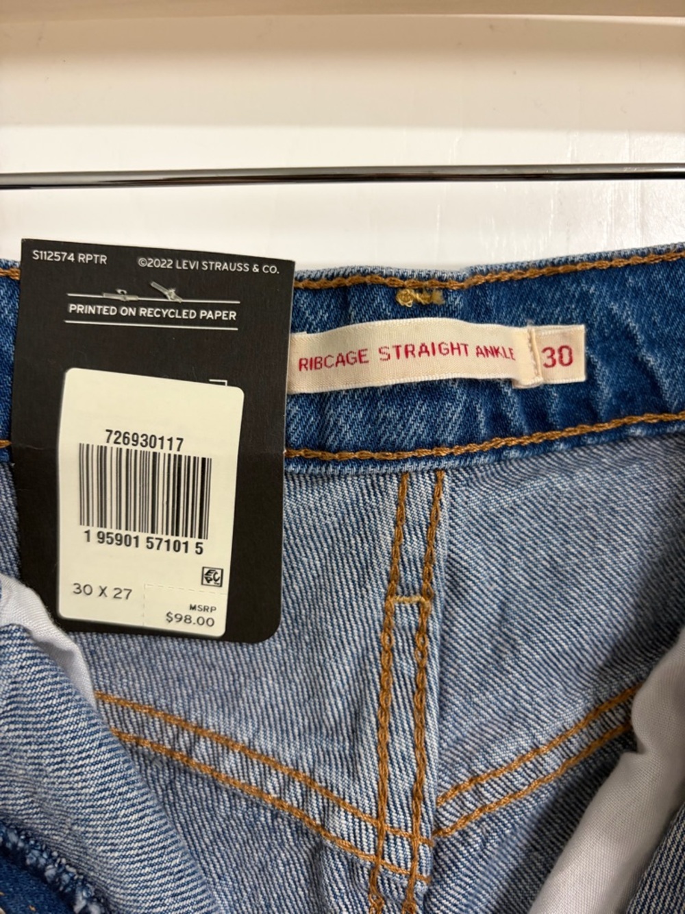 Levi’s Ribcage Straight Ankle - Picture 4 of 8